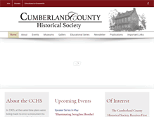 Tablet Screenshot of cchistsoc.org